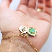 Load image into Gallery viewer, "MY BEAUTIFUL HONU" MINIMALIST TURTLE LOCKET BRACELET - Jewelry
